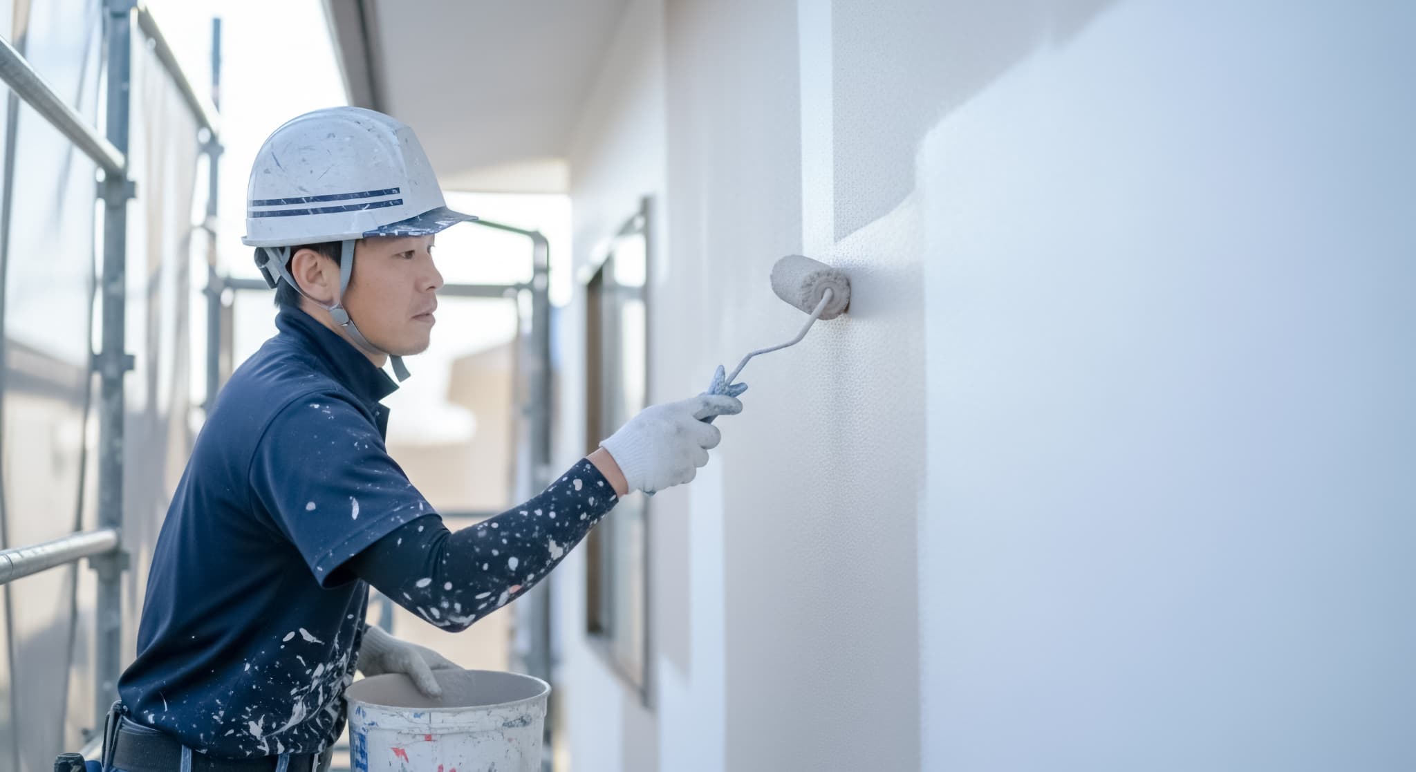 塗装工事の施工イメージ